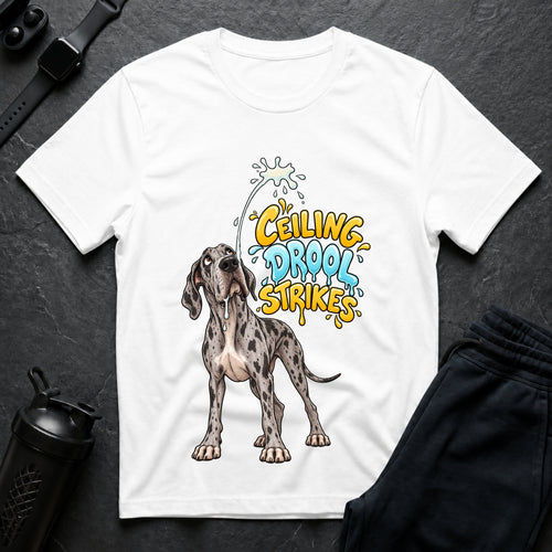Drool Splash Extravaganza – Great Dane T-Shirt design