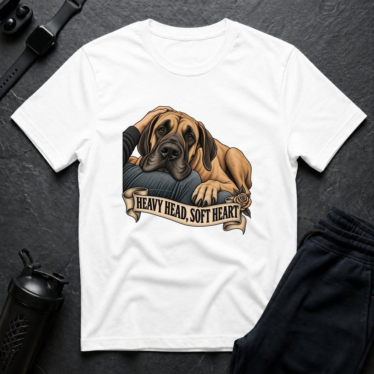 Heavy Head – Great Dane T-Shirt design