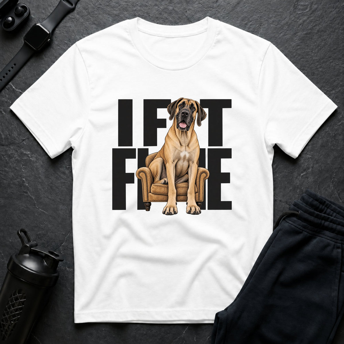 If It Fits – Great Dane T-Shirt design