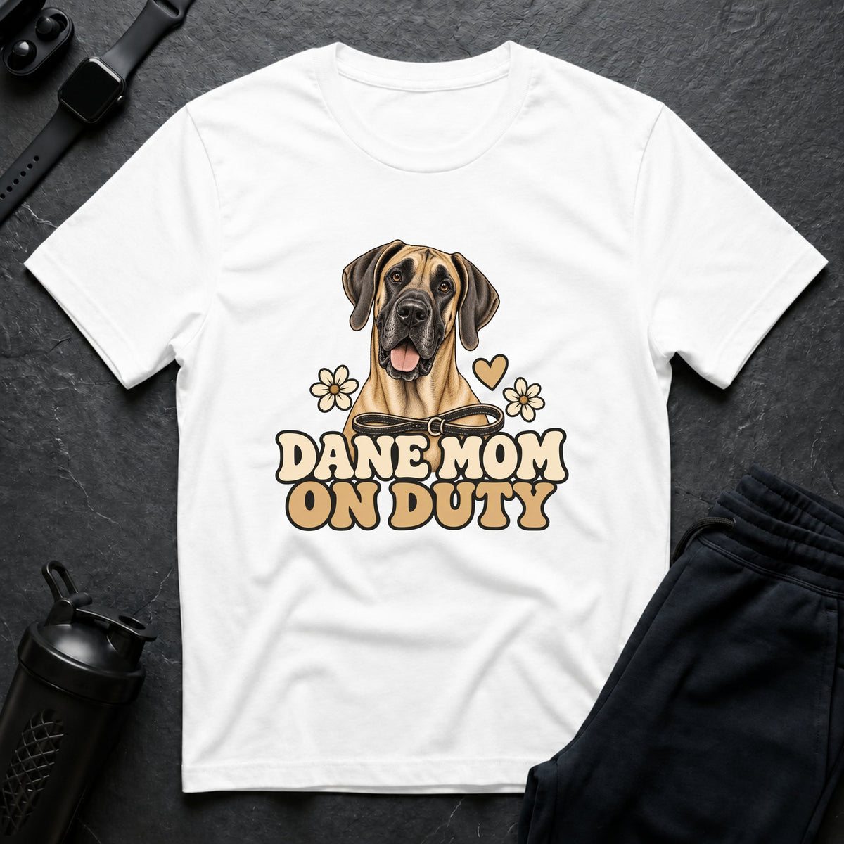 Dane Mom Duty – Great Dane T-Shirt design