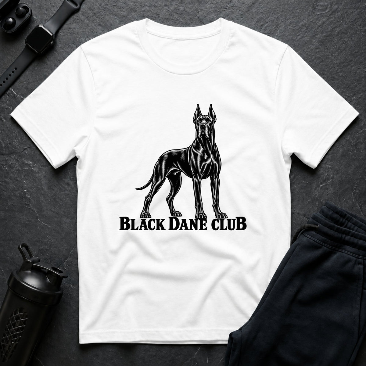 Black Dane Club – Great Dane T-Shirt design