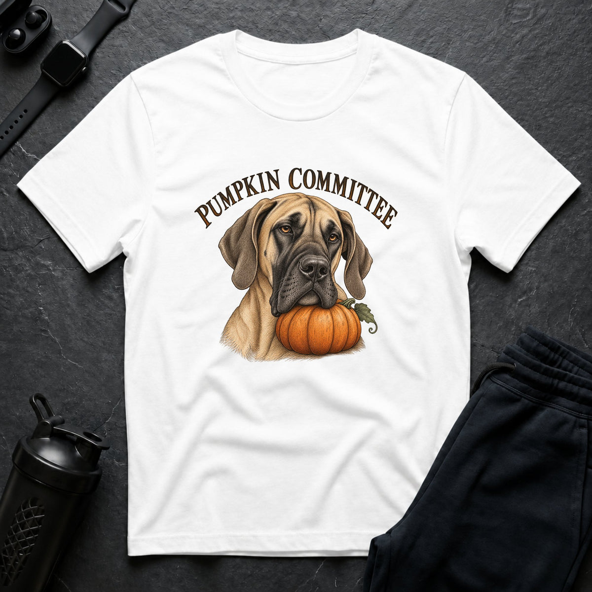 Pumpkin Committee 11 – Great Dane T-Shirt