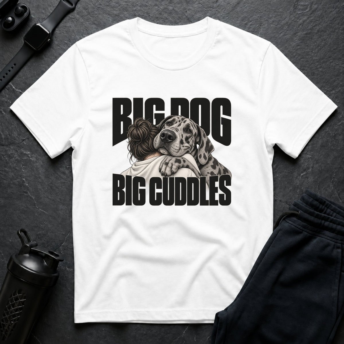 Big Dog Love – Great Dane T-Shirt design