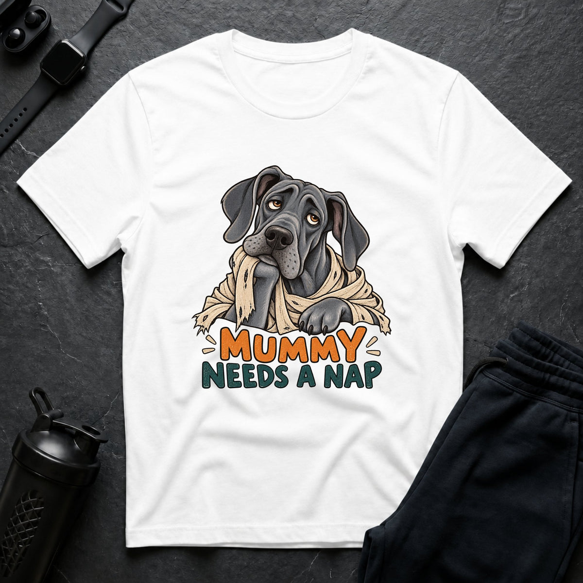 Mummy Needs Nap – Great Dane T-Shirt