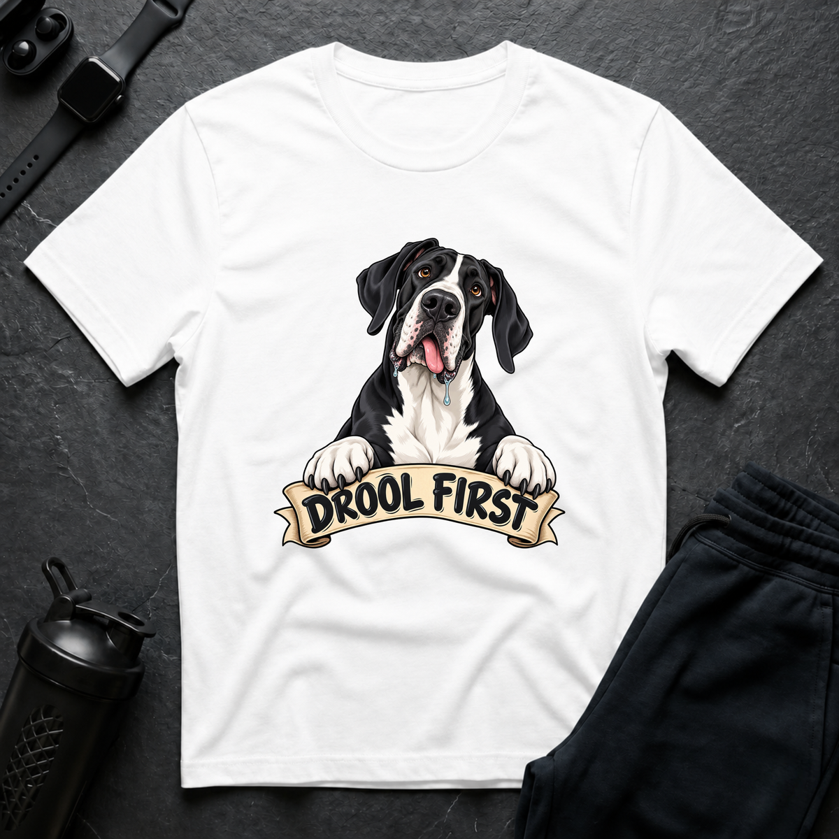 Drool Alert – Great Dane T-Shirt design