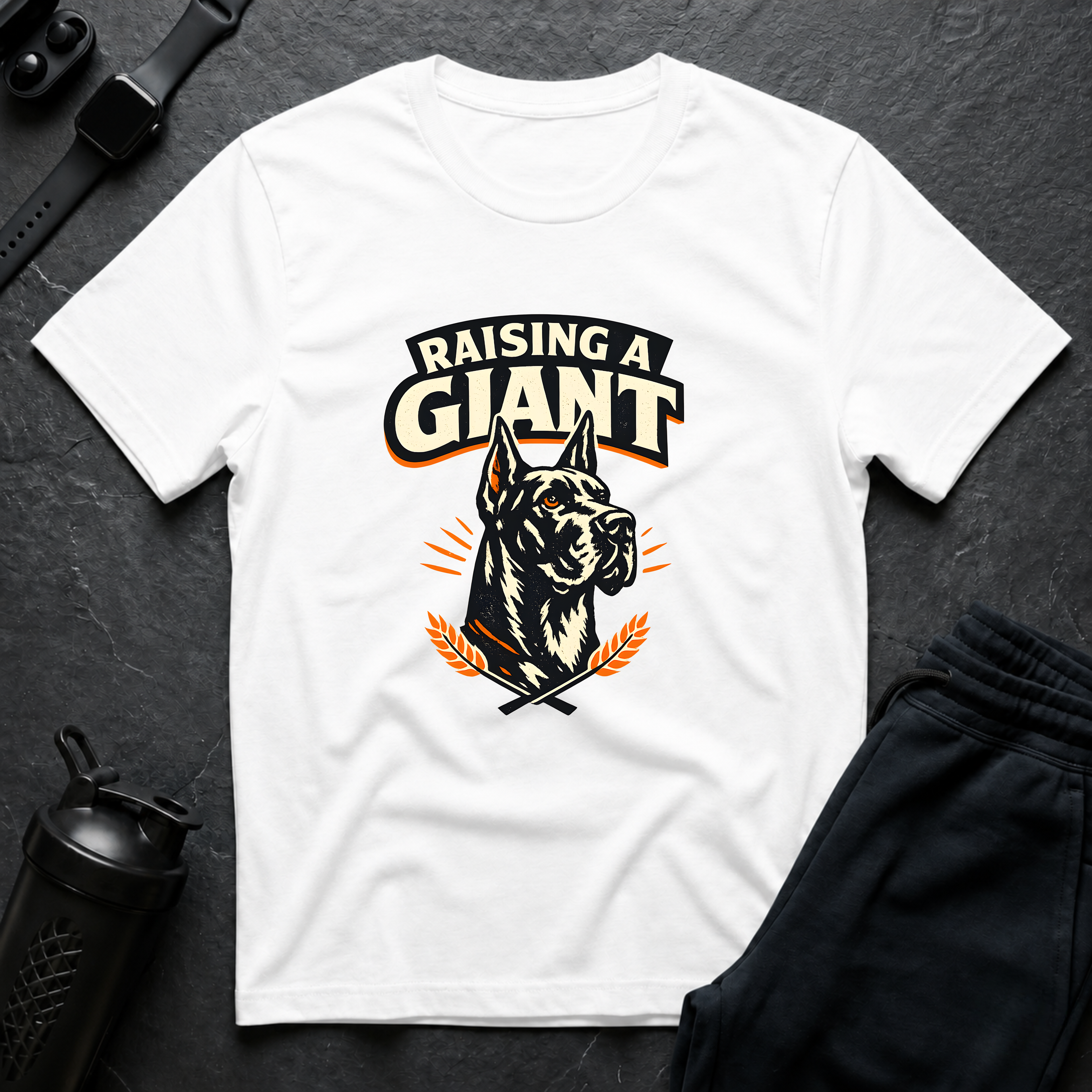 Raising A Giant T-Shirt