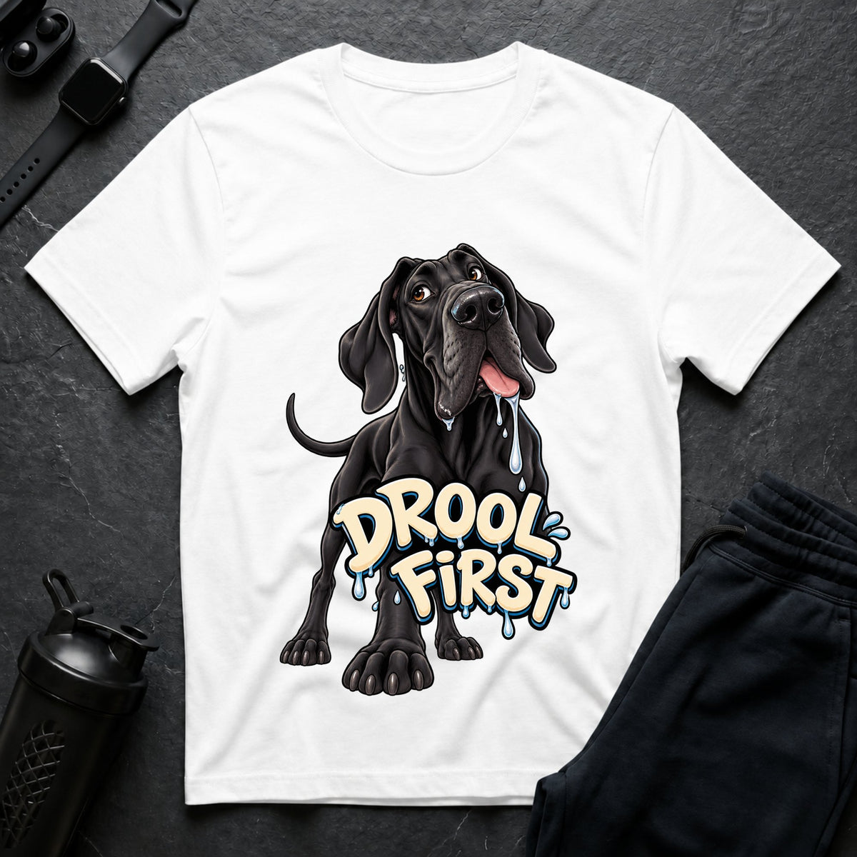Drool Delight – Great Dane T-Shirt design