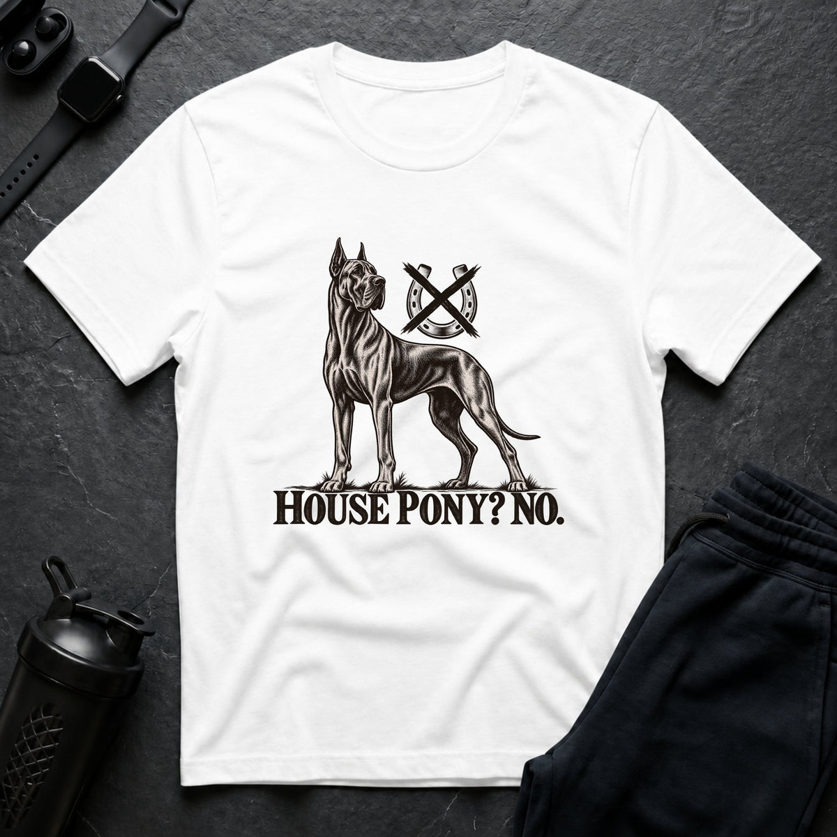 House Pony No – Great Dane T-Shirt design