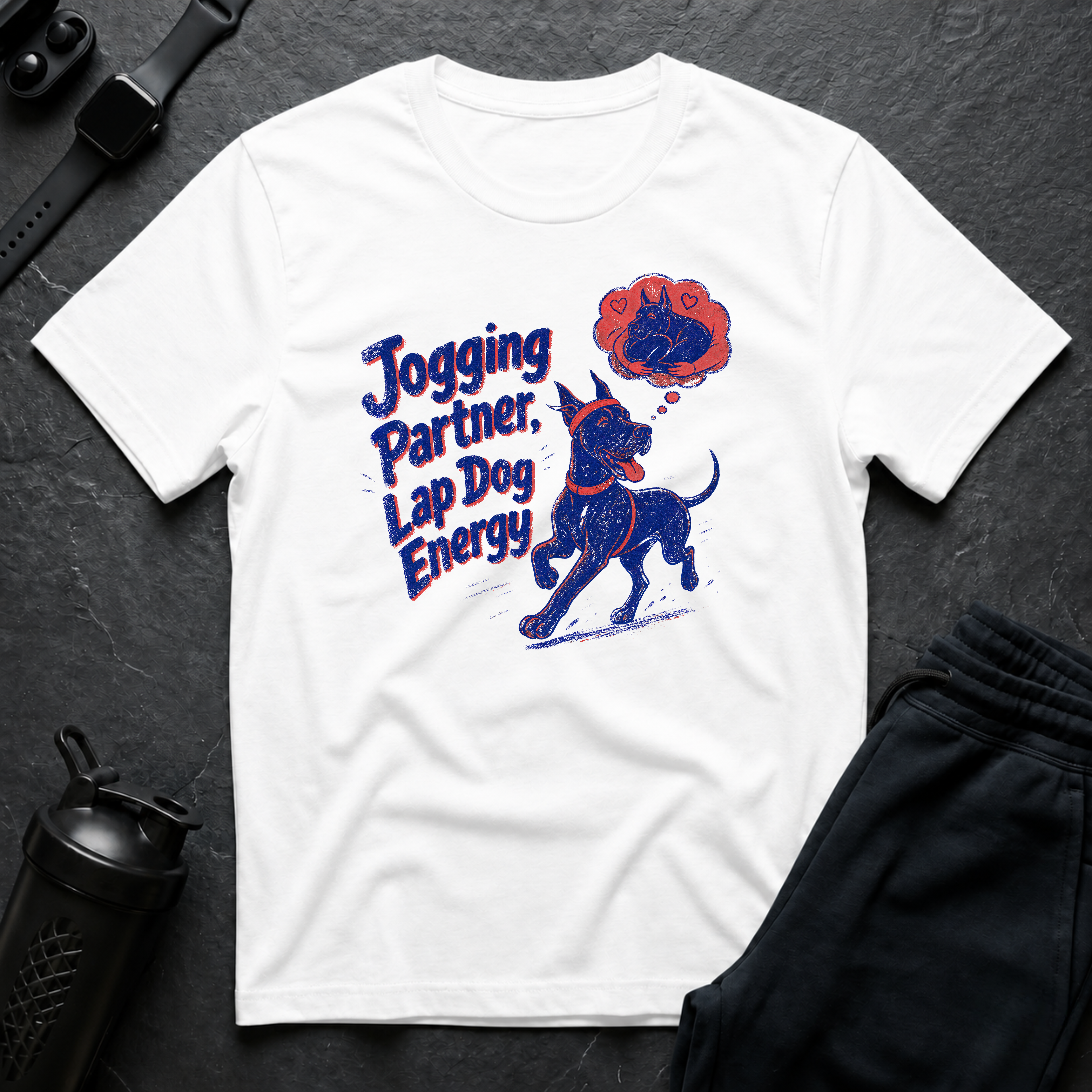 Jogging Lap Dog Energy