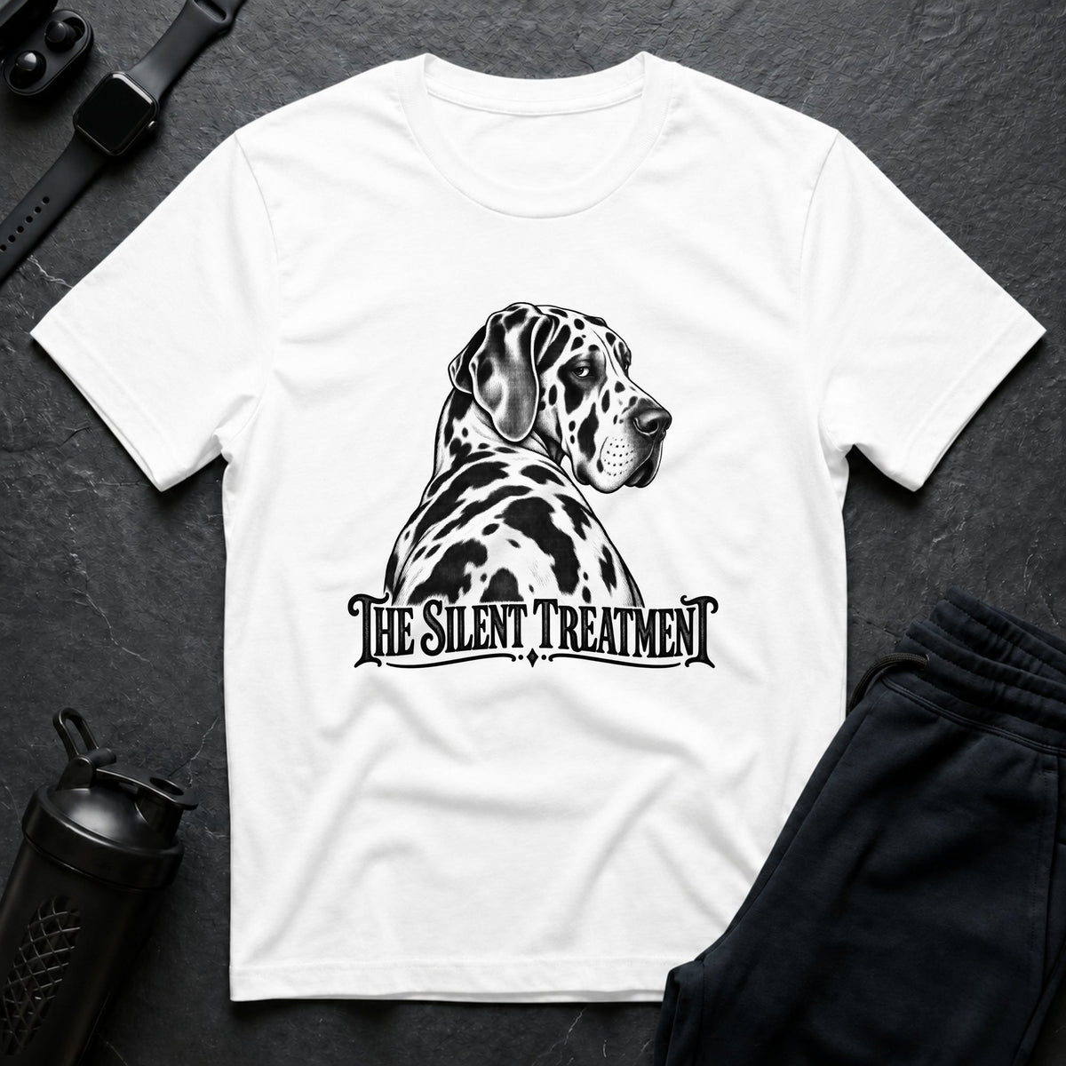 The Silent Treatment – Great Dane T-Shirt design