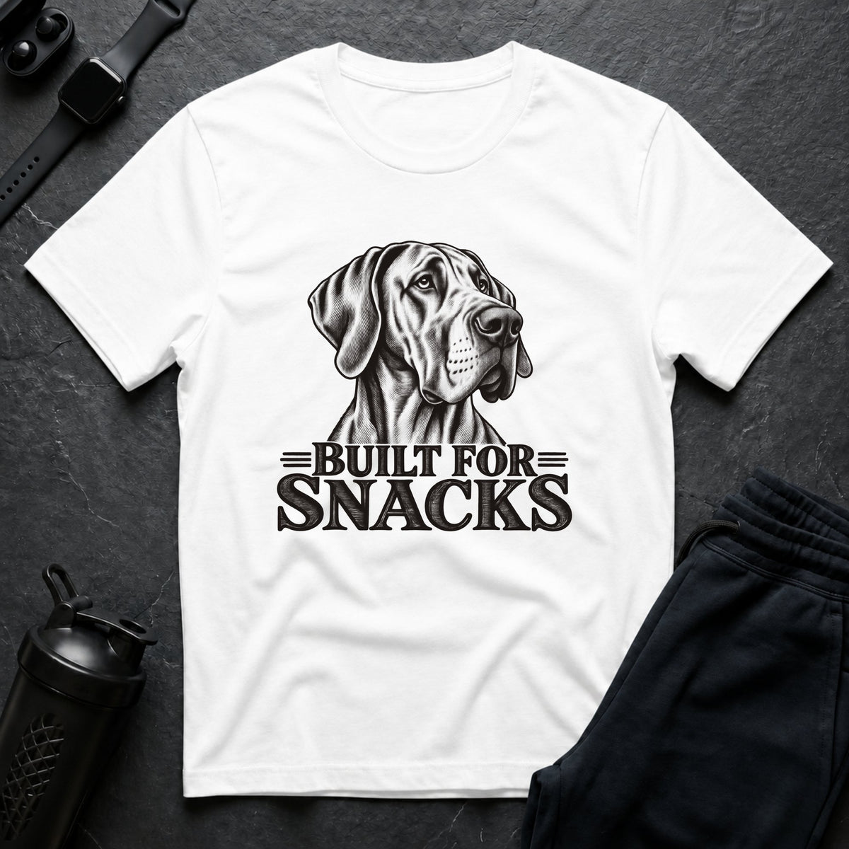Built For Snacks – Great Dane T-Shirt