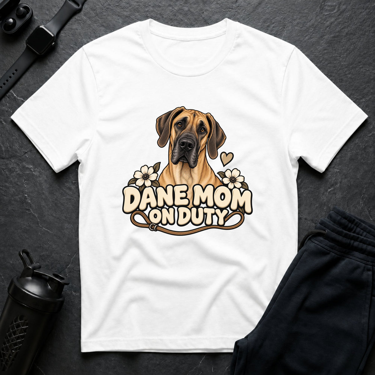 Dane Mom Duty – Great Dane T-Shirt design