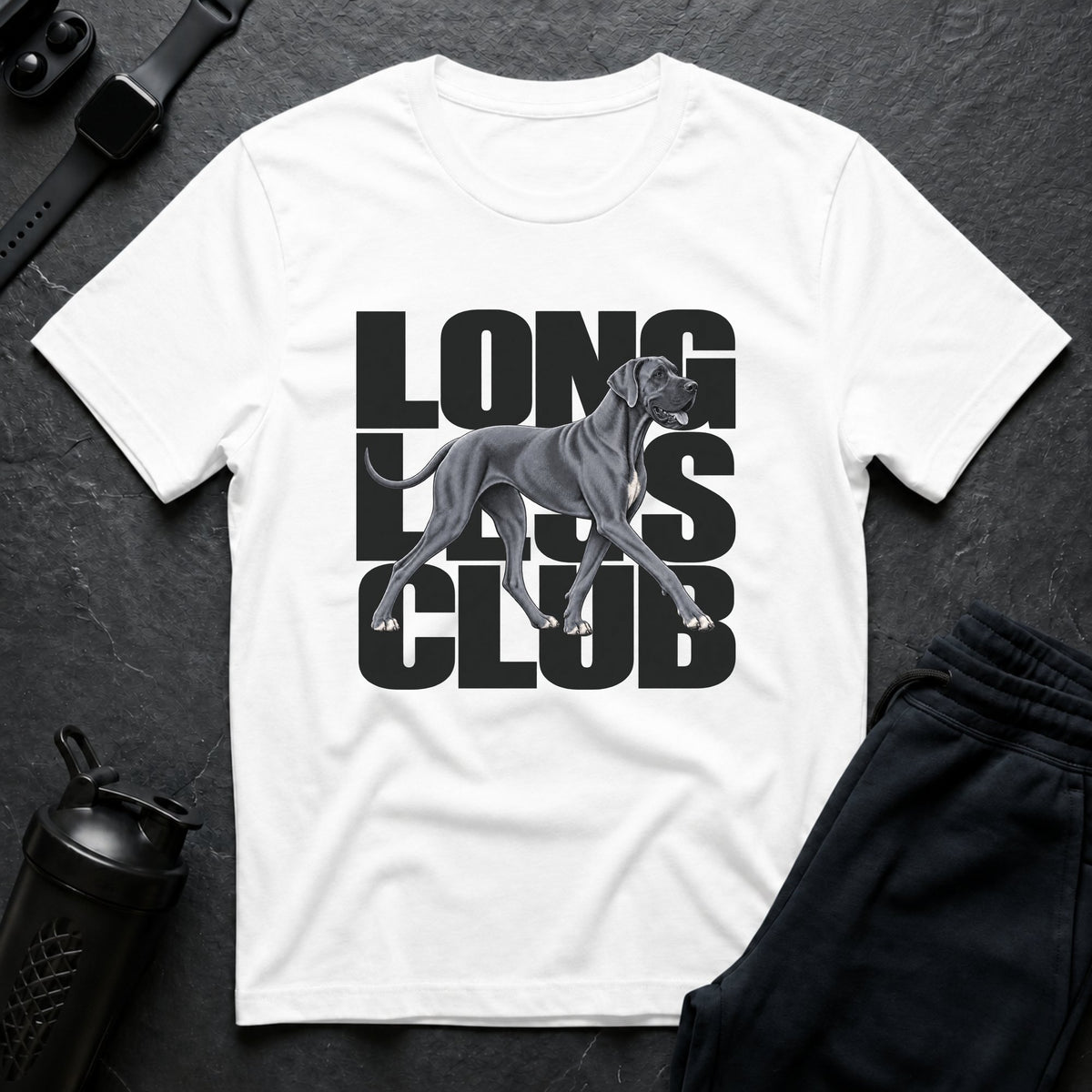 Long Legs Club – Great Dane T-Shirt design