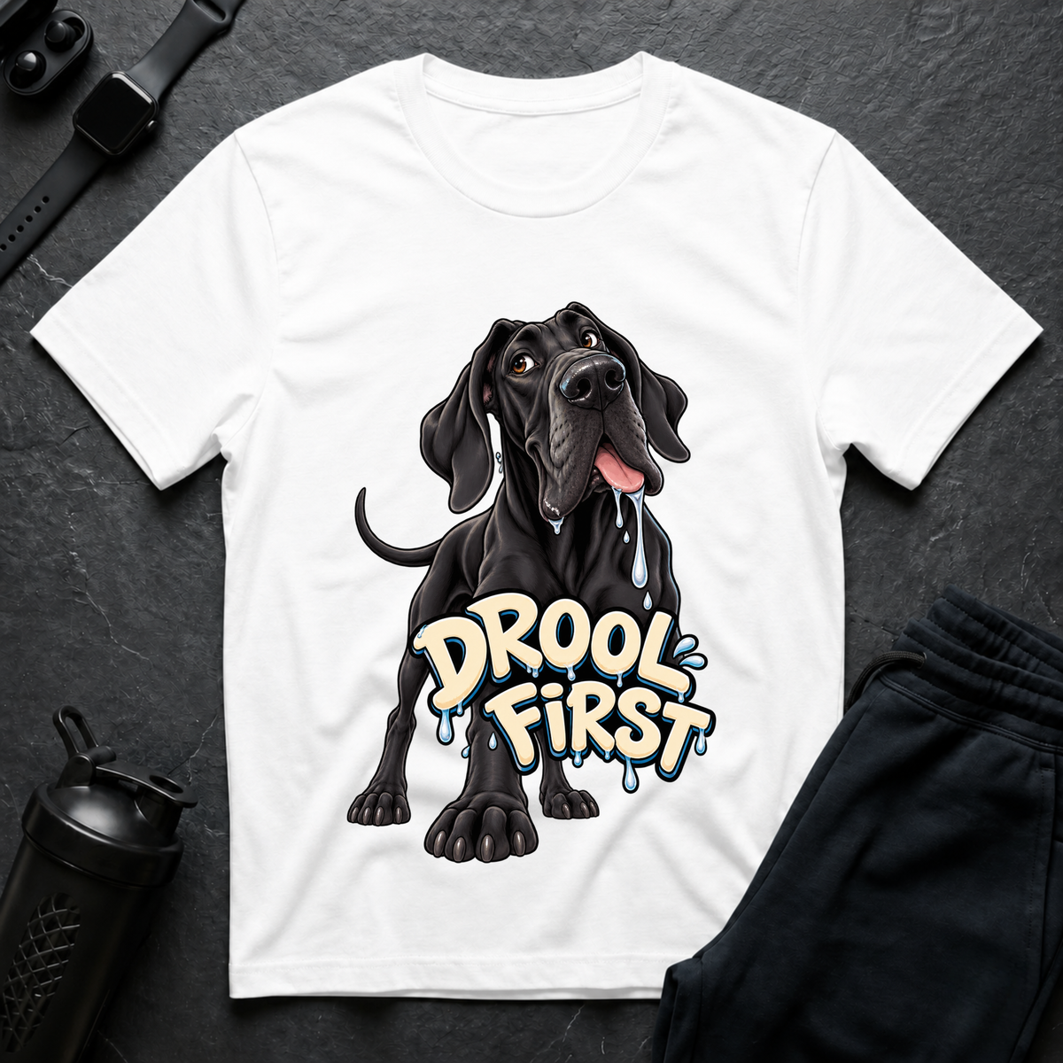 Drool Priority – Great Dane T-Shirt design