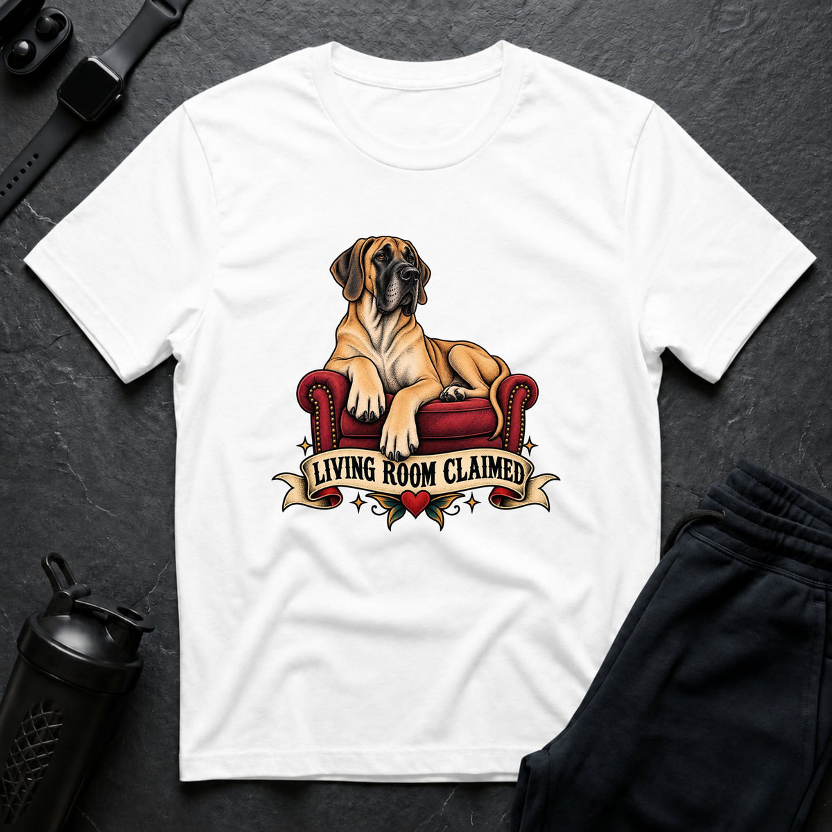 Sofa Sovereign – Great Dane T-Shirt design
