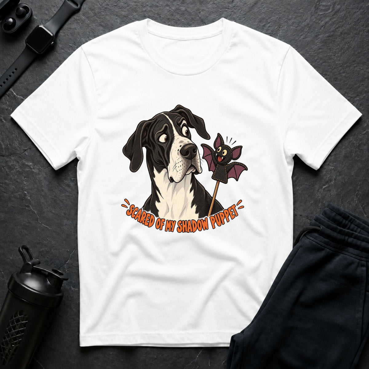 Scared Shadow Puppet – Great Dane T-Shirt