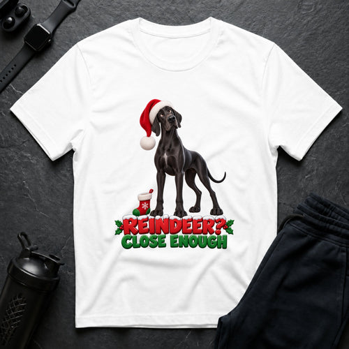 Doggie Reindeer – Great Dane T-Shirt design