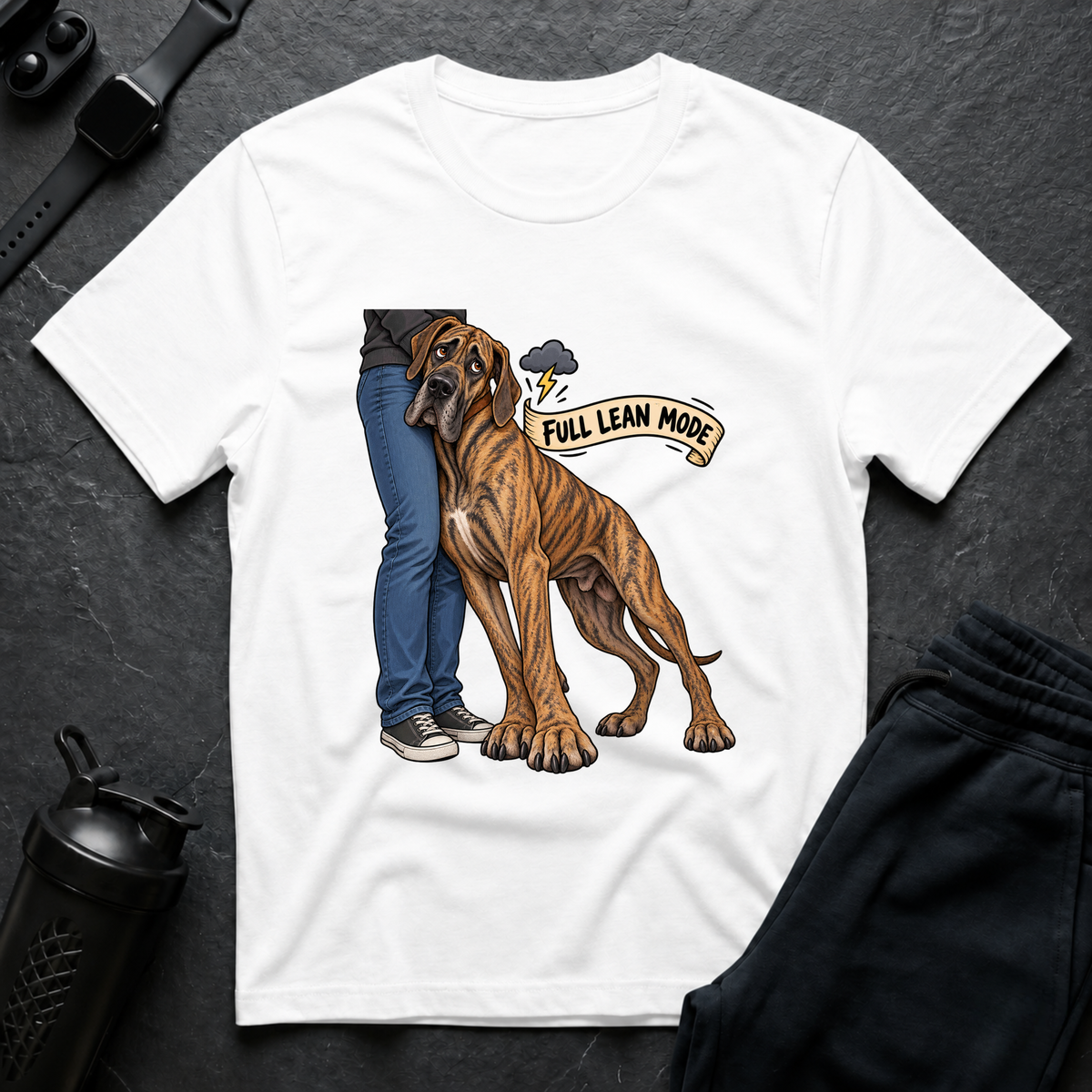 Full Lean Mode – Great Dane T-Shirt design