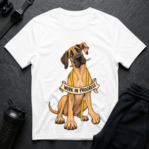 Doggy Draftsman – Great Dane T-Shirt design