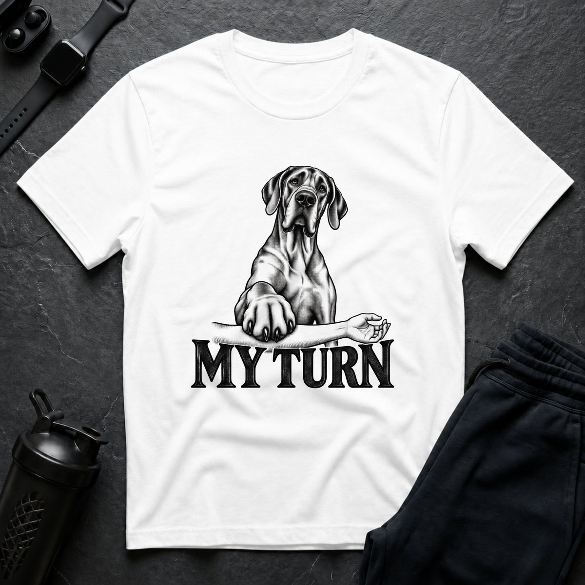 My Turn – Great Dane T-Shirt design