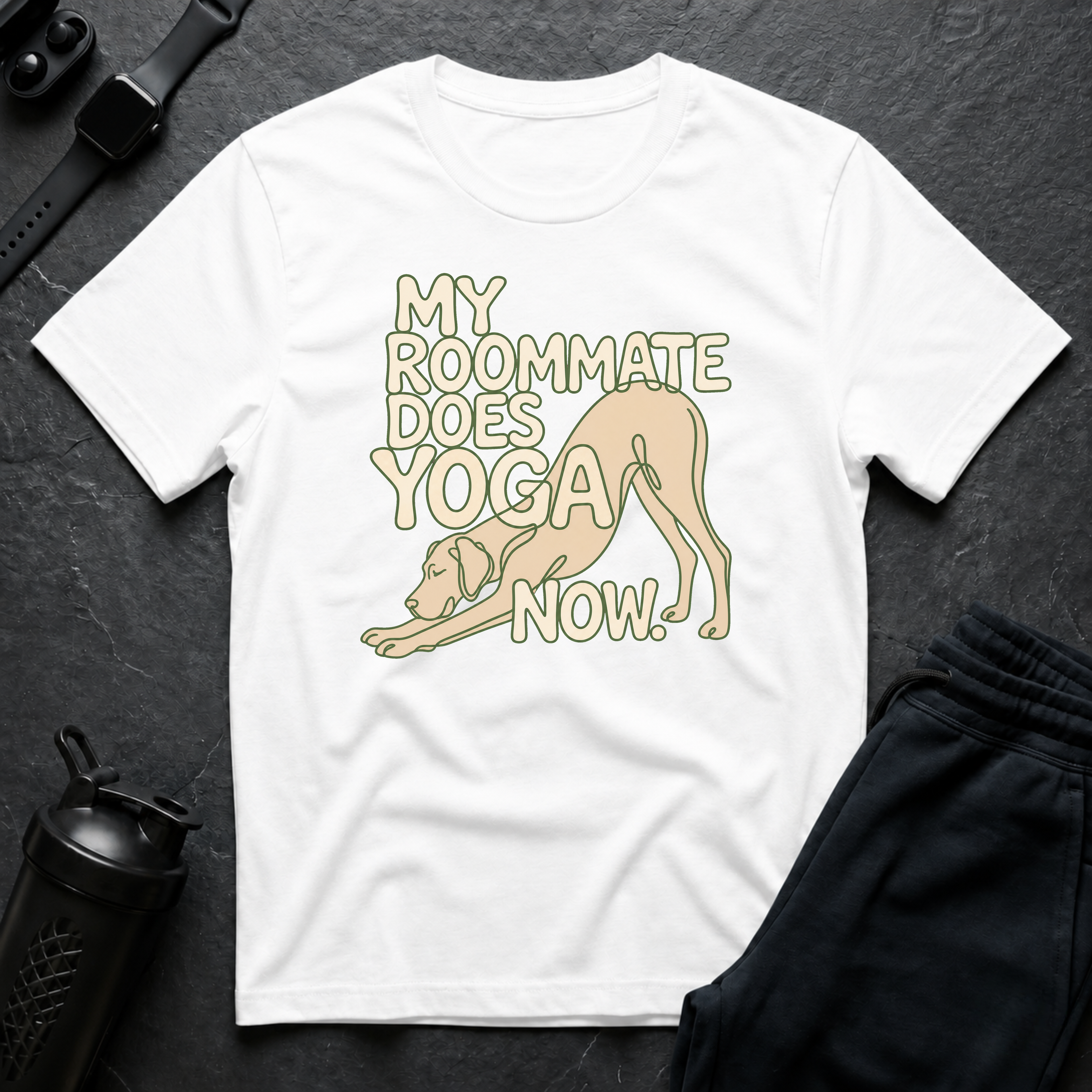 Roommate Yoga Dog