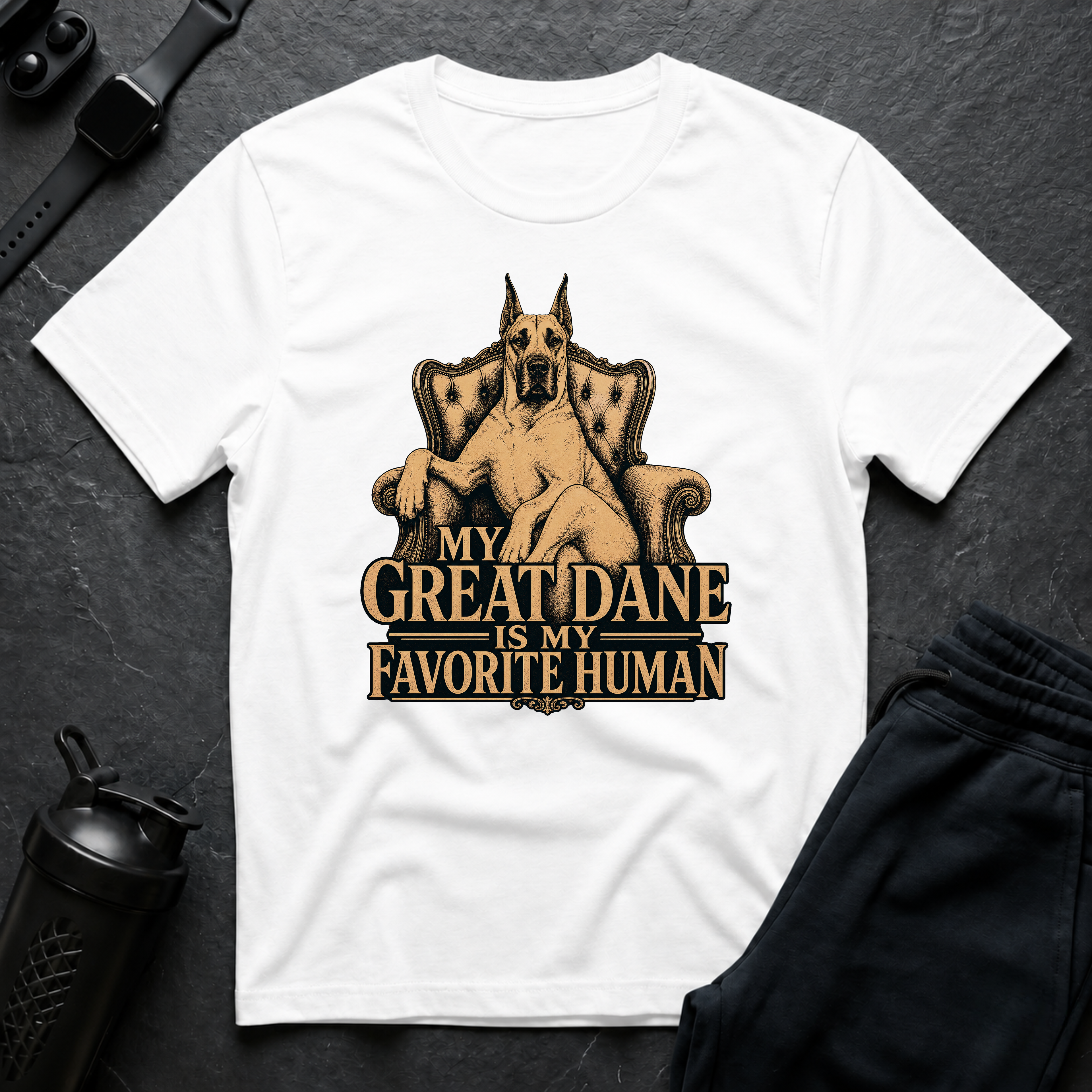 Great Dane Throne Love