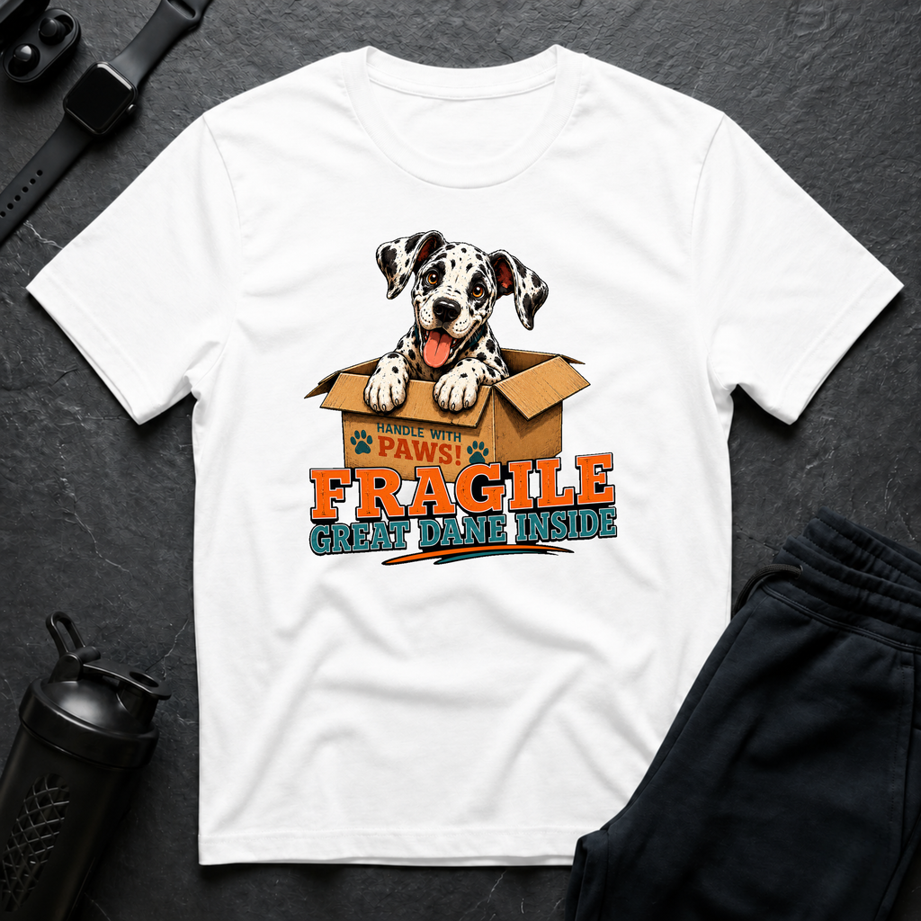Fragile Great Dane Inside