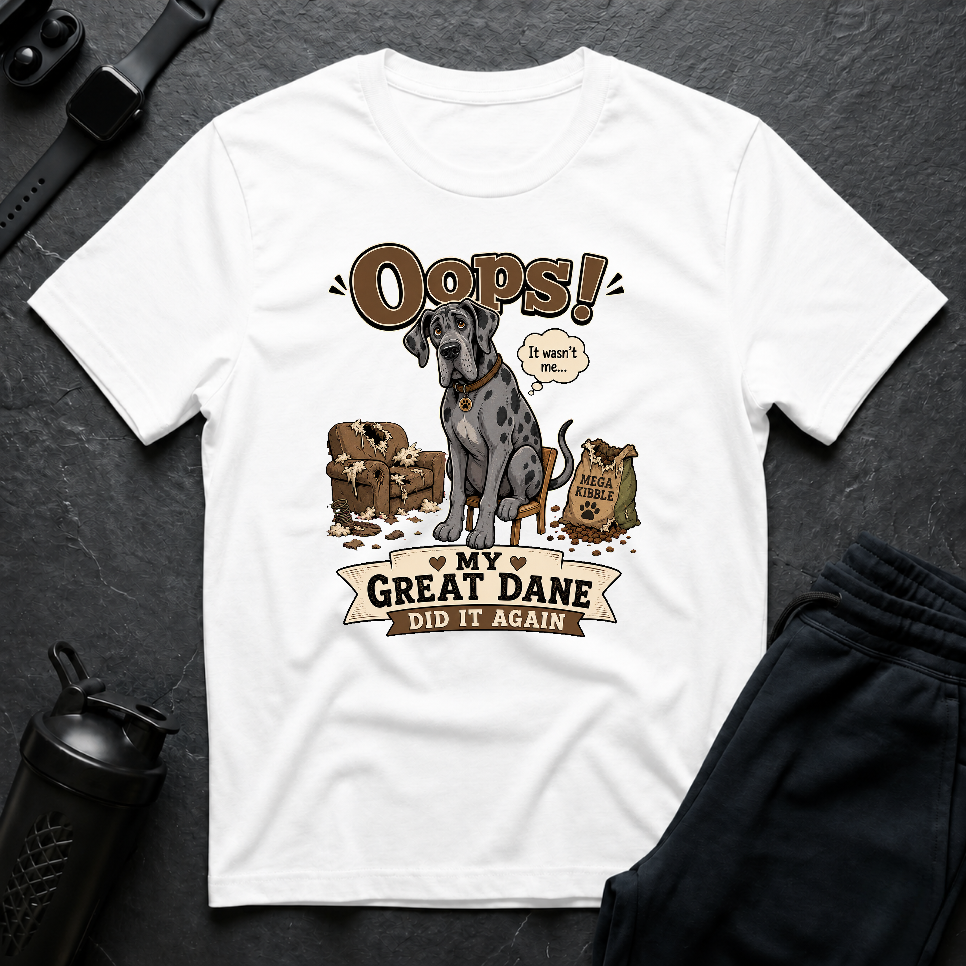 Oops Great Dane Mishap