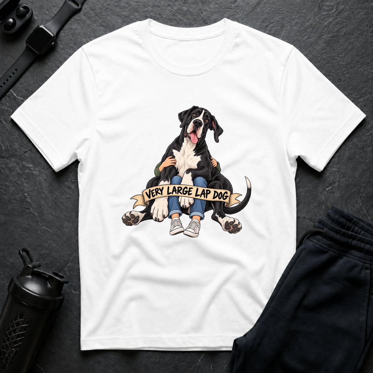 Very Large Lapdog – Great Dane T-Shirt design