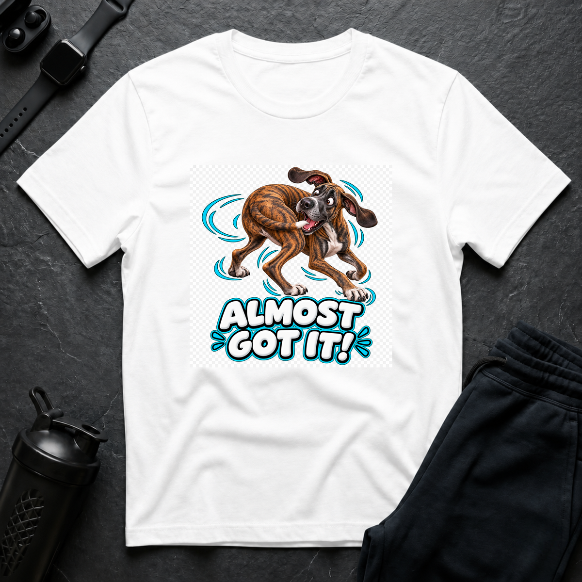 Almost Got It – Great Dane T-Shirt design
