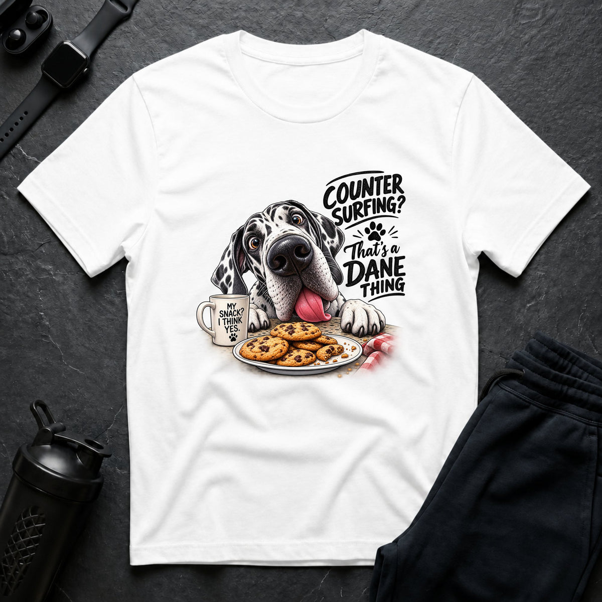 Dane Snack Surfing  T-Shirt