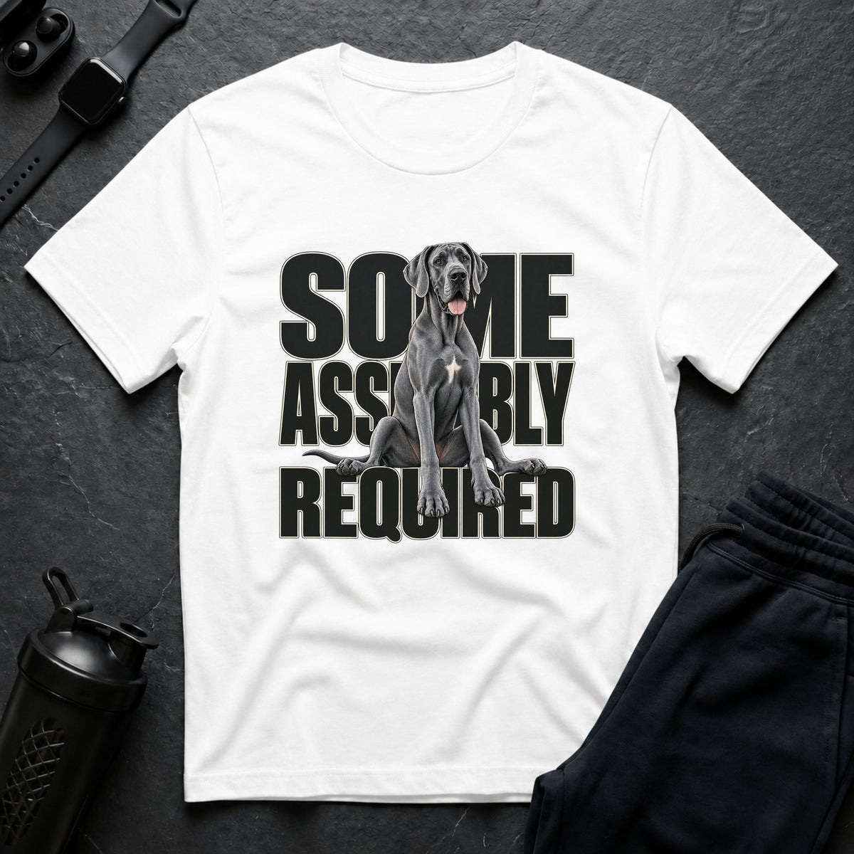 Some Assembly Required – Great Dane T-Shirt design