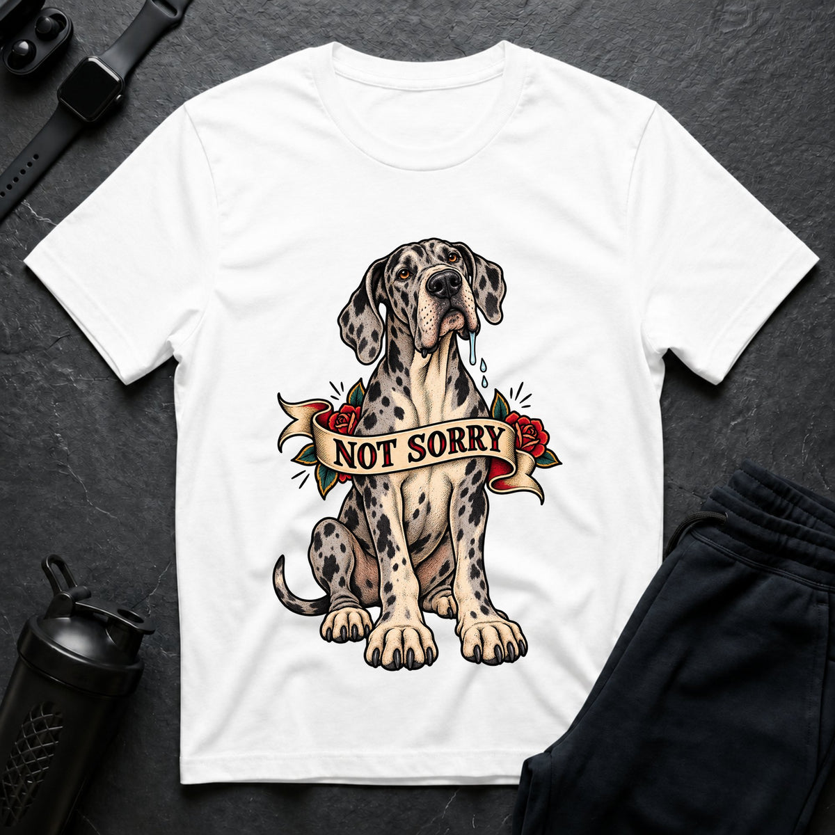 Drool Defender – Great Dane T-Shirt design