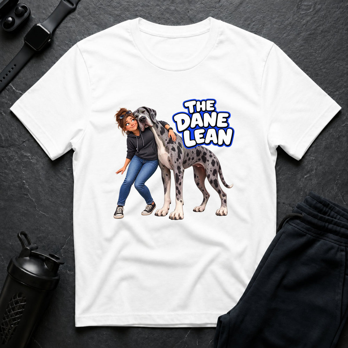 The Dane Lean – Great Dane T-Shirt design