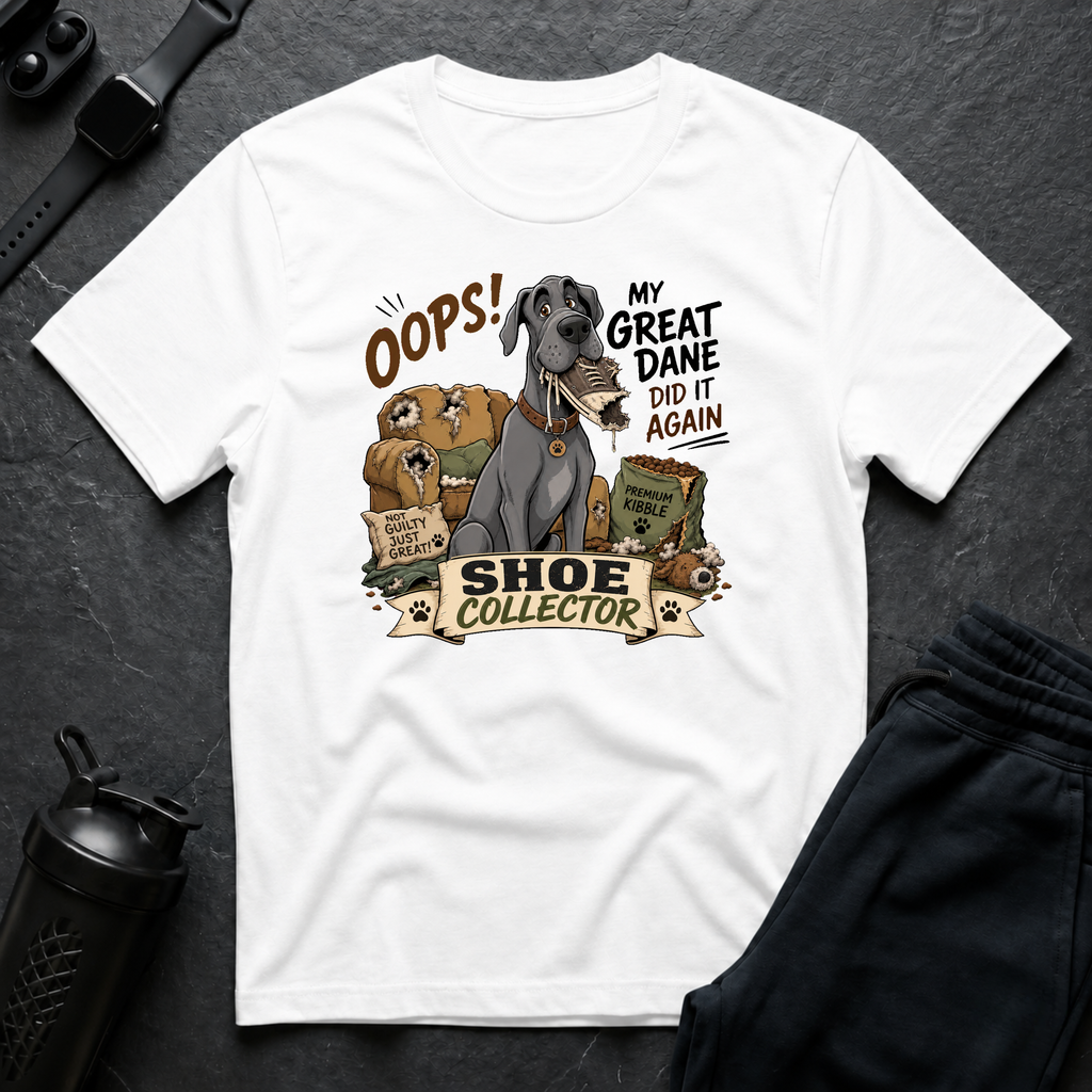 Great Dane Shoe Collector