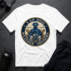 Blue Great Dane Seal - White