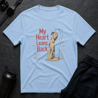 Leaning Dane Heart - Light Blue