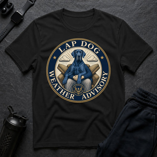 Blue Great Dane Seal - Black