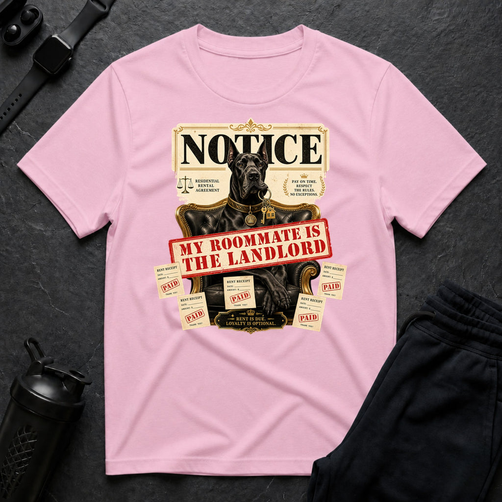 Black Dane Landlord - Light Pink