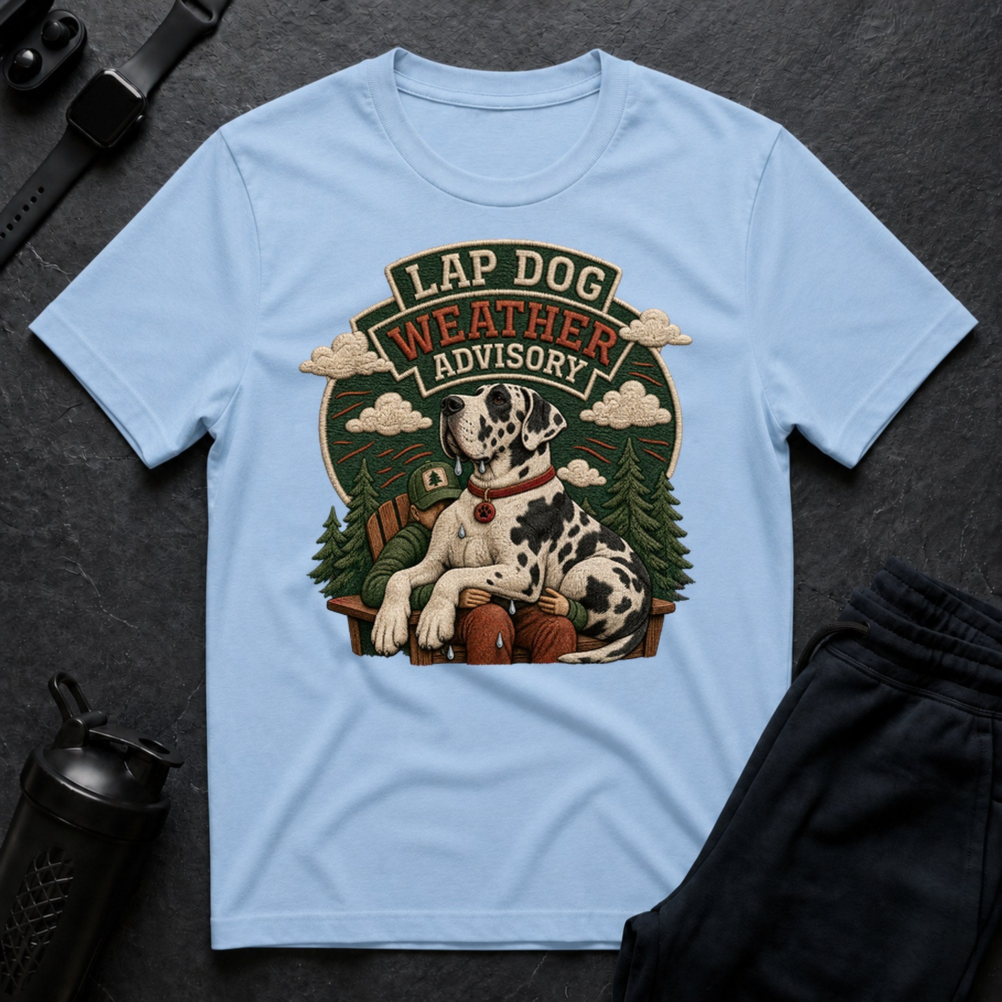 Mantle Dane Badge - Light Blue