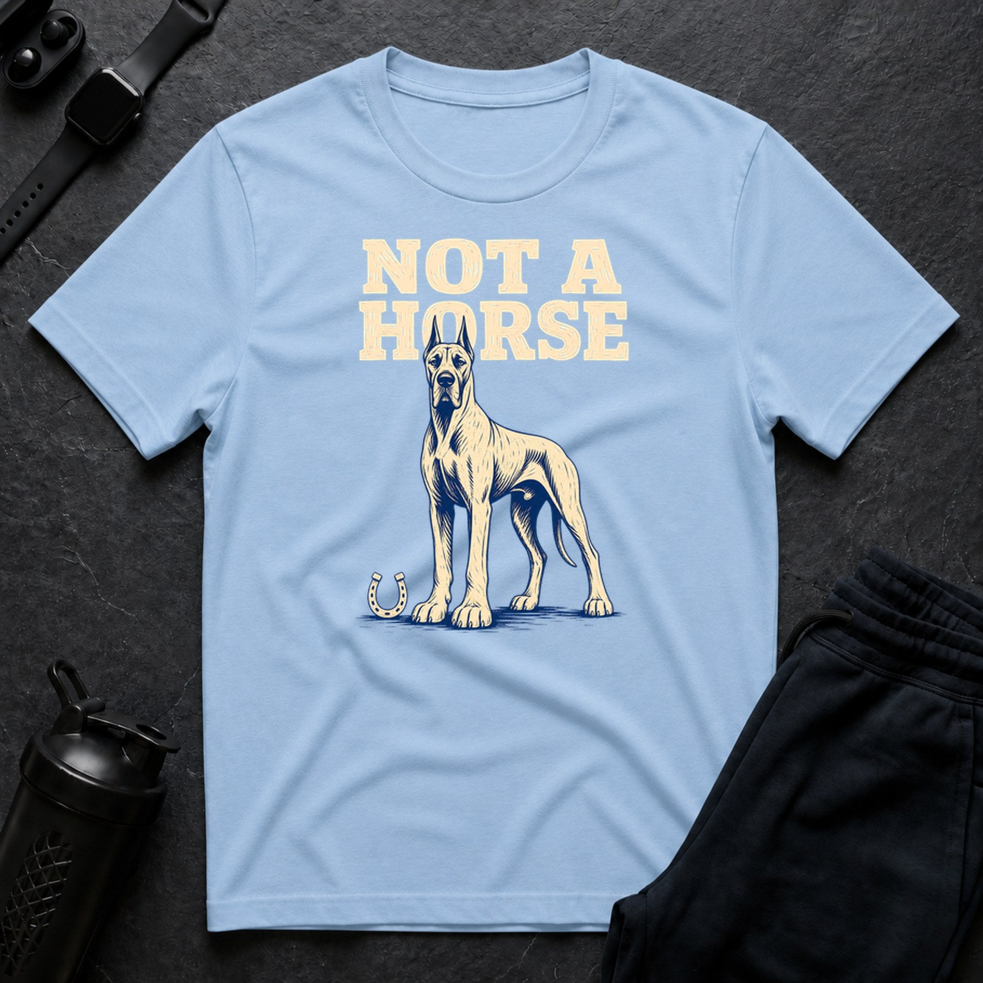 Fawn Dane Woodblock - Light Blue