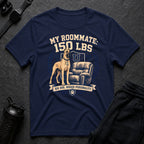 Fawn Great Dane Badge - Navy
