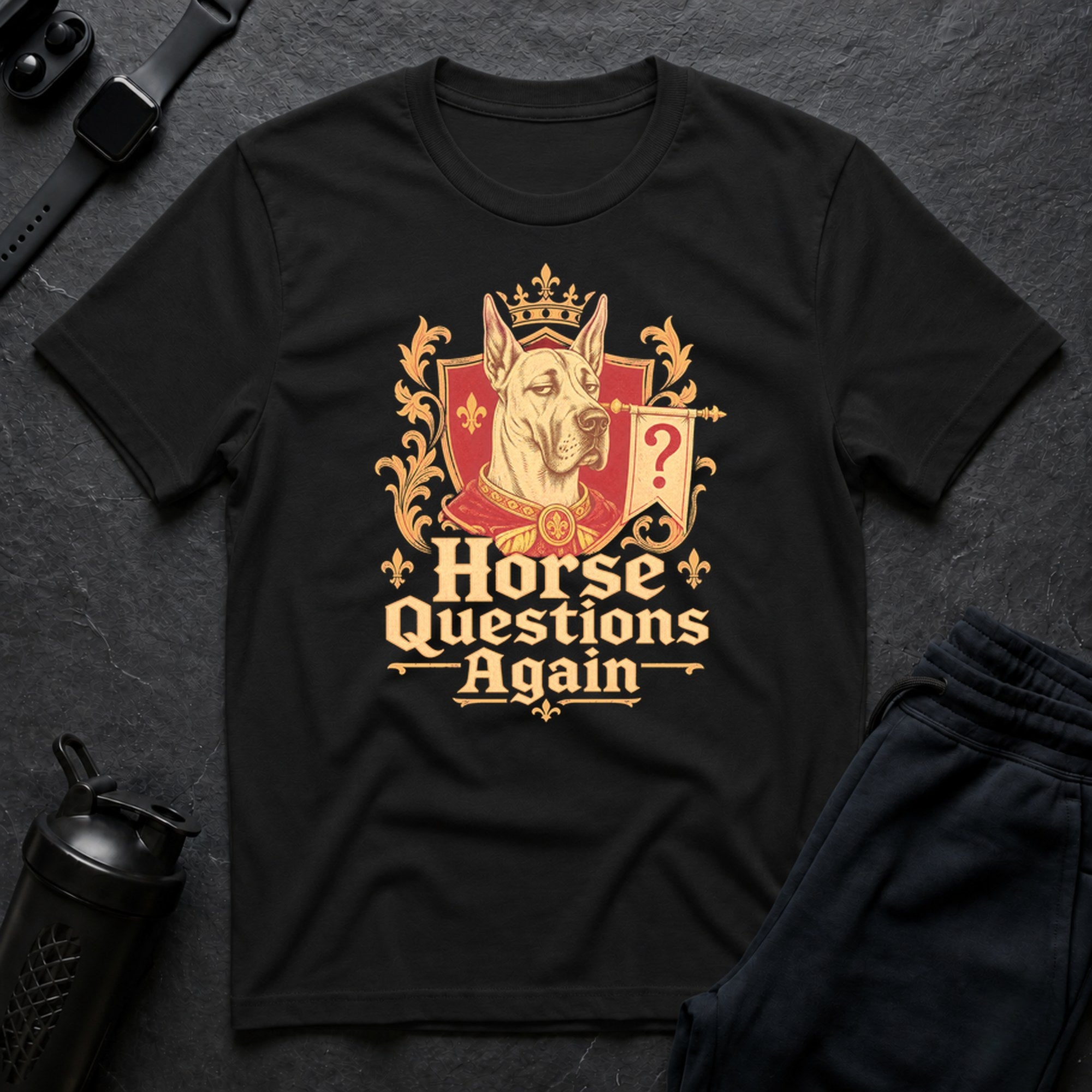 Horse Questions Again - Black