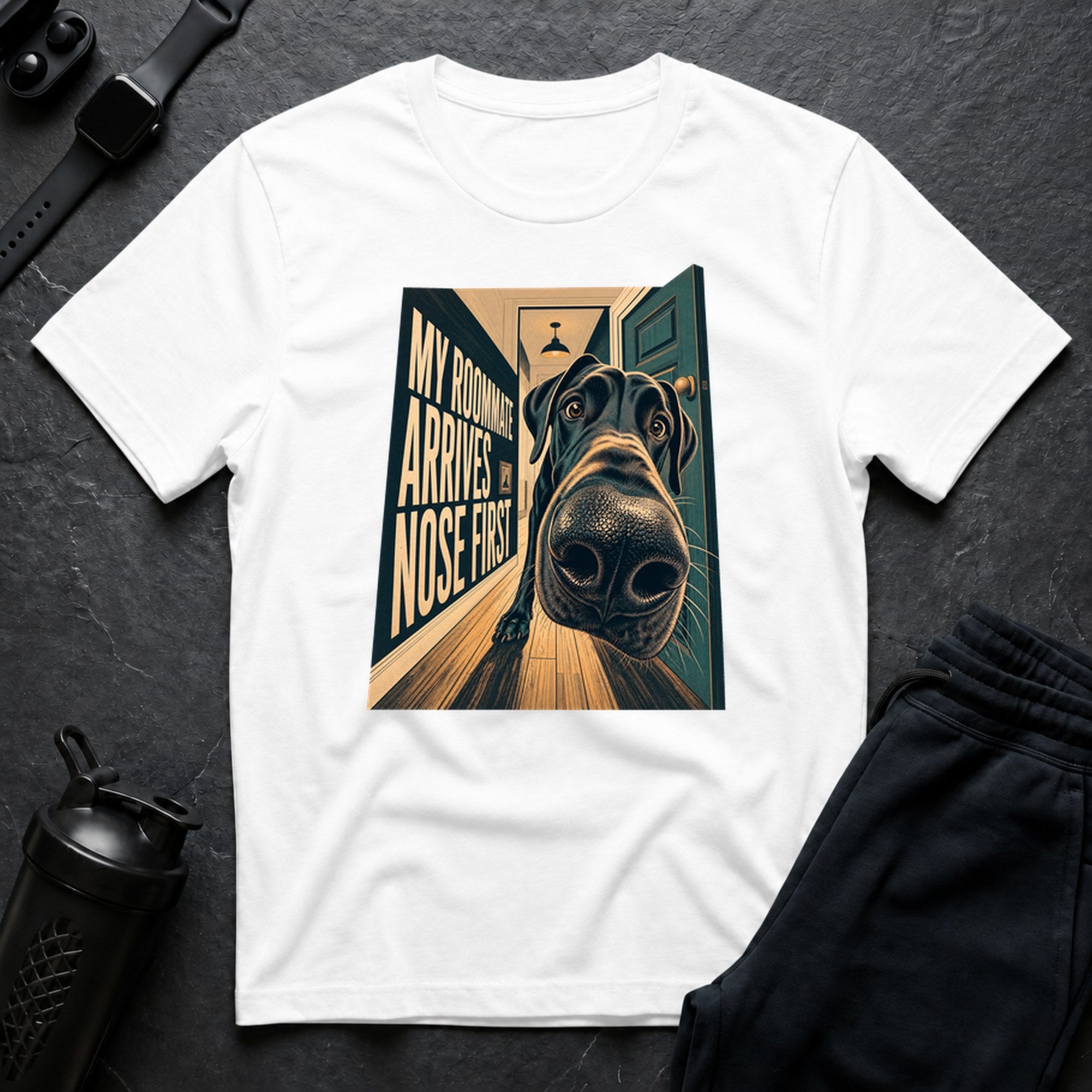Black Dane Long Nose - White