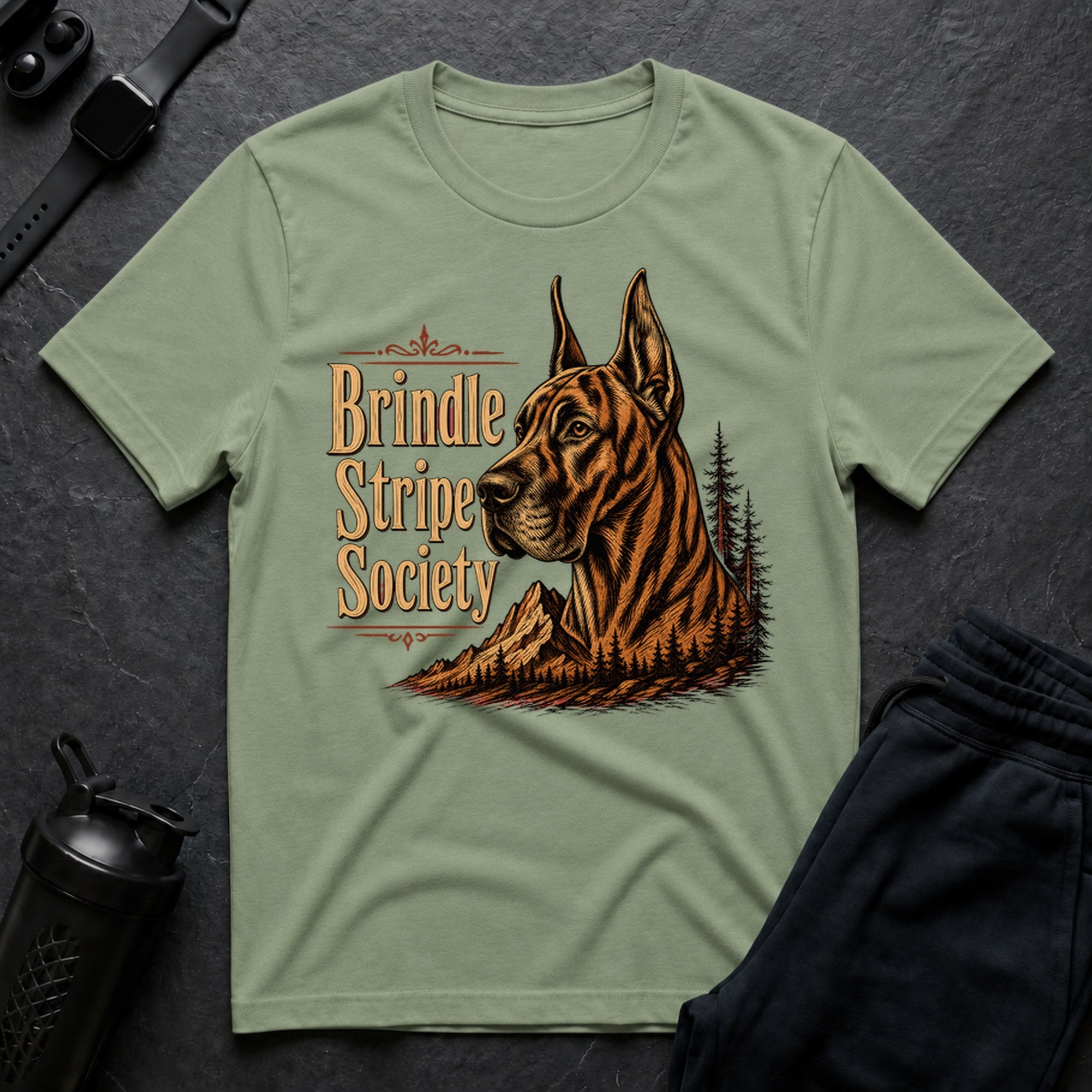 Brindle Stripe Society - Sage