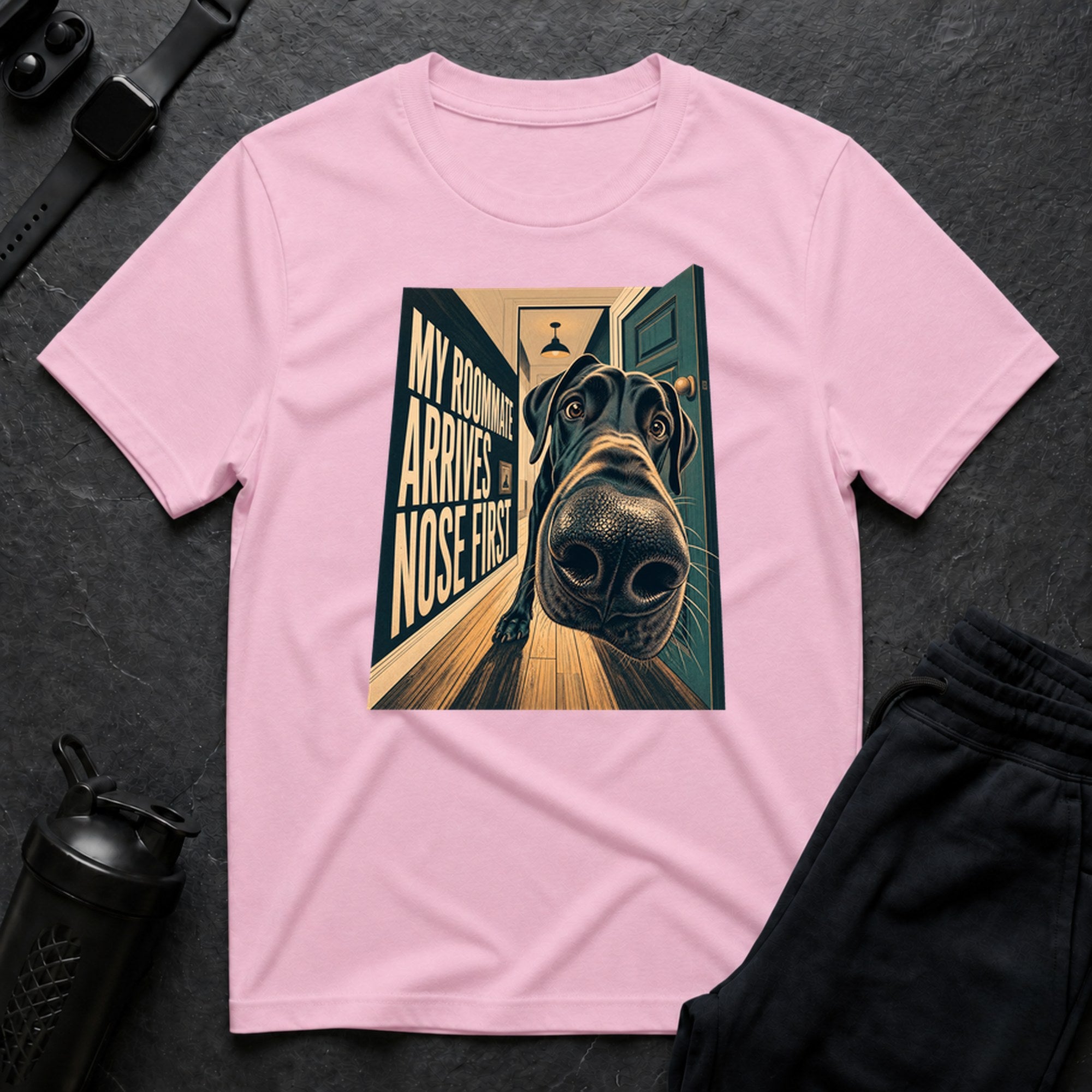Black Dane Long Nose - Light Pink