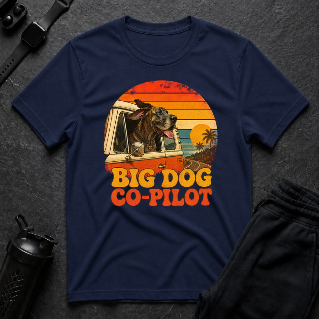 Brindle Dane Sunset - Navy