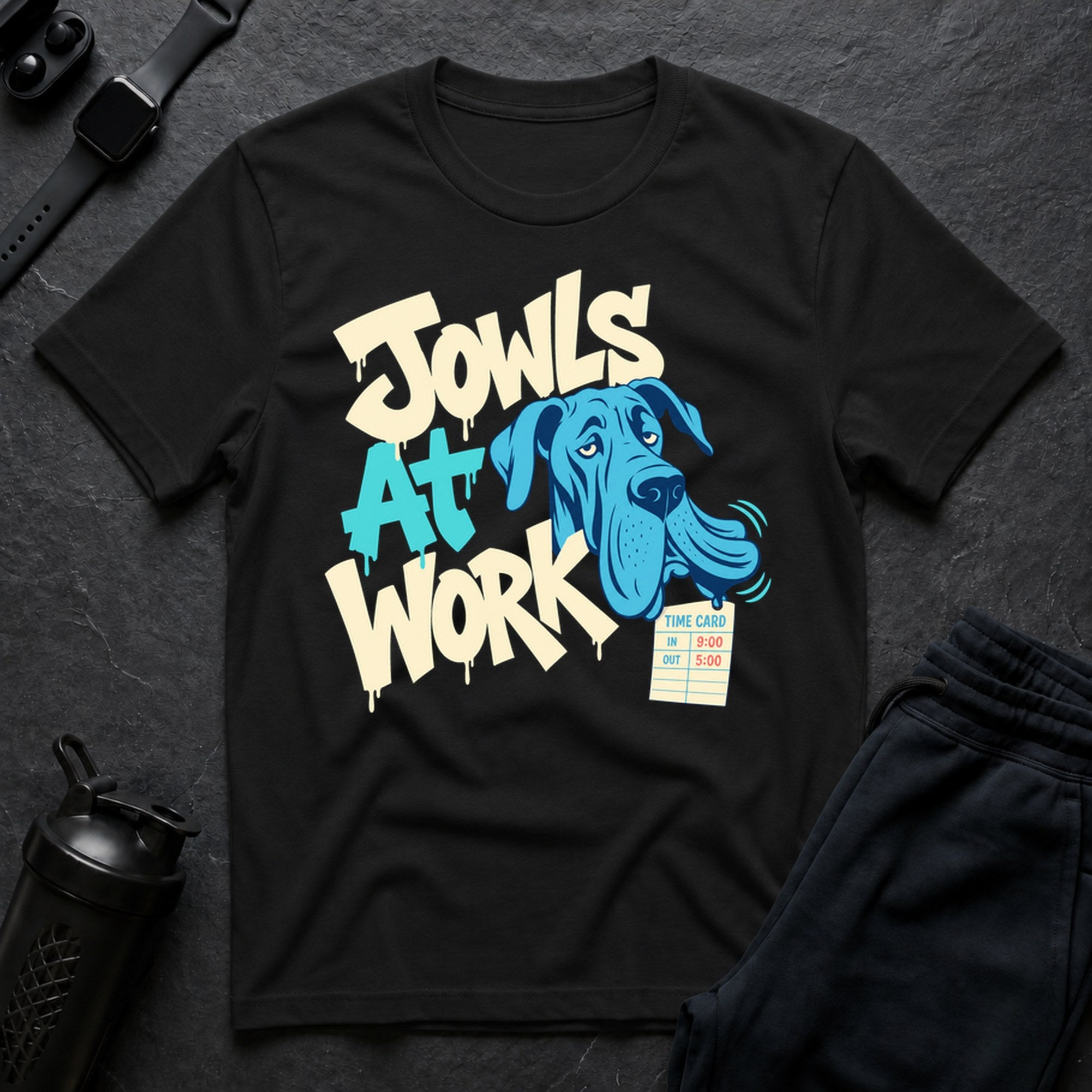 Jowls At Work - Black