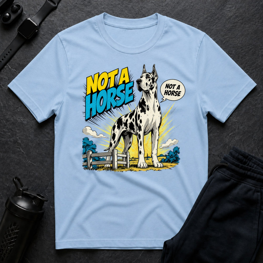Harlequin Dane Humor - Light Blue