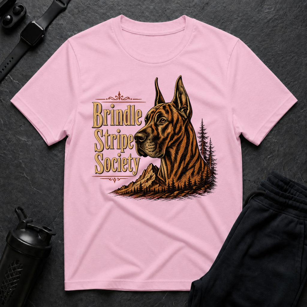 Brindle Stripe Society - Light Pink